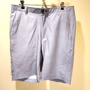 Pebble Beach Men's Gray Flat From Bermuda Shorts size 32